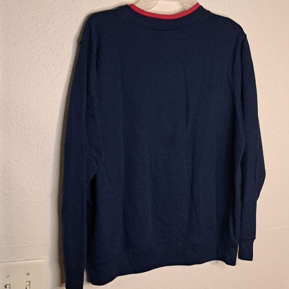 M&C Sportwear red cardinal sweatshirt size large petite NWT - Picture 4 of 4